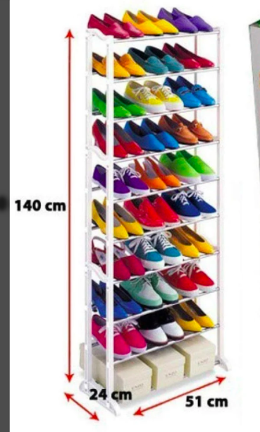 Miniatura 3 de ESTANTE DE ZAPATOS 10 NIVELES ECO